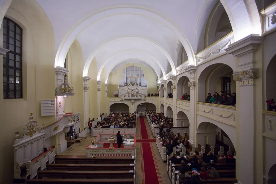 Szentesti ünnepi istentisztelet a teplomban